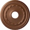 Ekena Millwork Federal Ceiling Medallion (Fits Canopies up to 8 1/2"), 15 3/8"OD x 3 5/8"ID x 1"P, Polished Copper CM15FEPOS - alternate 1